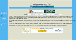 Desktop Screenshot of garagesalehunter.com